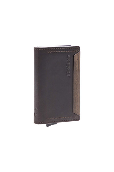 STRELLSON Geldbörse für Erwachsene in dunkelbraun