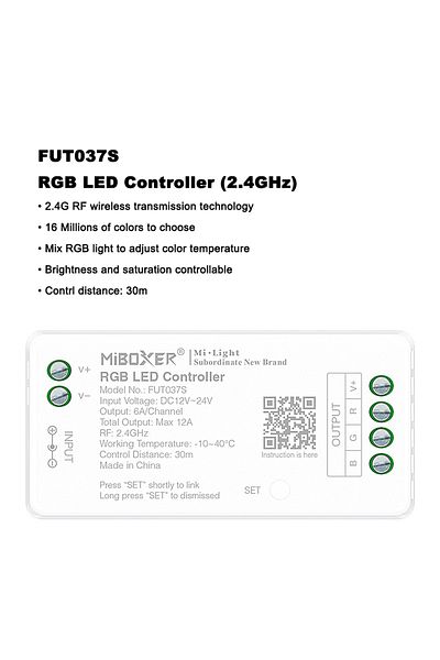 Choice FUT037S RGB Miboxer FUT035S FUT036S FUT037S FUT038S FUT039S 2.4GHz LED Controller Dimmer For Single/