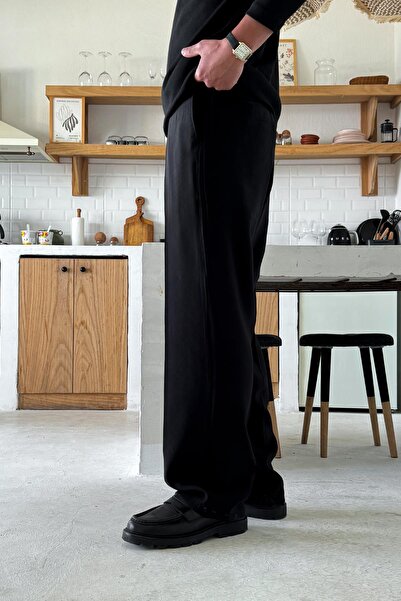 Flaw Wear Siyah Ekstra Rahat Baggy Pantolon