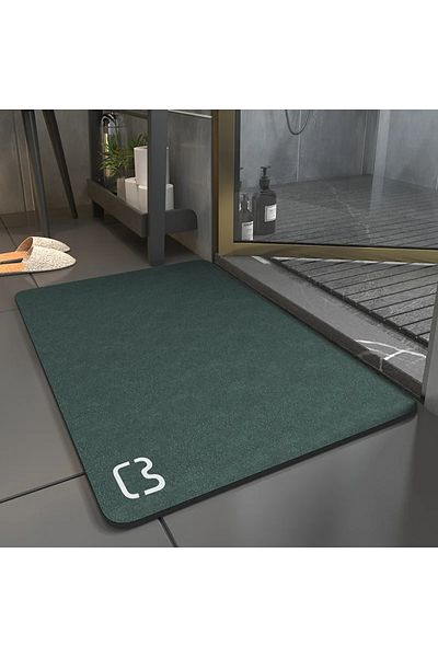 Choice 40X60cm 15.7X23.6in 12 Bathroom Anti-slip Mat Diatom Mud Absorbent Pad Nordic Style Toilet Floor Mat