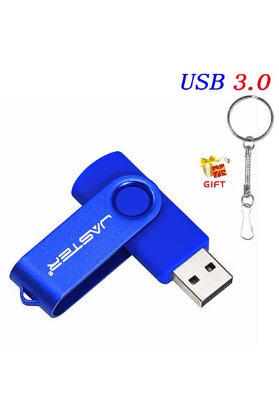 Choice 64GB DEEP BLUE Colorful USB 3.0 Flash Drive 64GB Rotatable Pen Drive 32GB Key Chain Black Memory sti