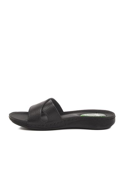 AYAKMOD Black Gel Sole Women's Slippers Bento 6806 Z