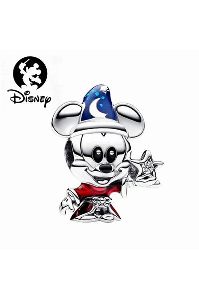 Miniso 2039 Hot Selling Disney 100th Princess Pumpkin Car Mickey Minnie Elephant Charm Stitching Beads Suit