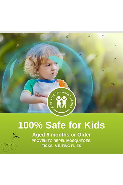 No Bite Mosquito Repellent Spray 250ml – Plant-Based, DEET-Free, Safe for Kids, Long-Lasting
