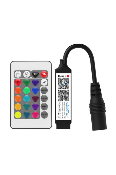 Choice وحدة تحكم صغيرة RGB بـ 24 مفتاحًا تعمل بالأشعة تحت الحمراء تيار مستمر ...