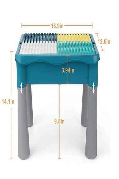 rexa 5-in-1 Kids Activity Table with Marble Run, Sand & Water Play