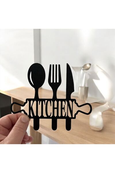 Blokizatech Dekoratif Mutfak -Kitchen Yazılı - Mutfak Panosu
