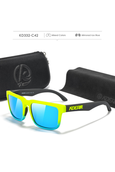 Choice C42 mirror ice blue KDEAM Photochromic And Polarized Sunglasses Men Ca...