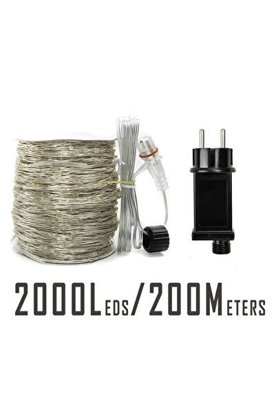 Choice أبيض دافئ قابس الاتحاد الأوروبي 200 متر 2000 مصباح ليد 30 متر 50 متر 1...