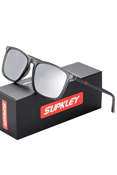 Choice نظارات شمسية رياضية للرجال من SUPKLEY، مرآة فضية شفافة، مستقطبة، مريحة...