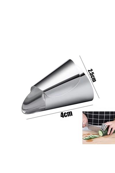 Choice C Stainless Steel Finger Guard Finger Hand Cut Hand Protector Vegetable Cutting Hand Protecter Tool.