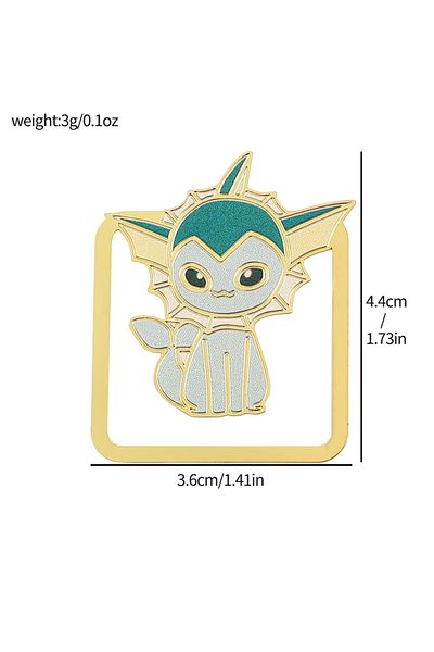 Miniso SQ0363 Pokemon Pikachu Series Metal Books Page Marks Women Men Kids Party Decor Favors Birthday Wedd