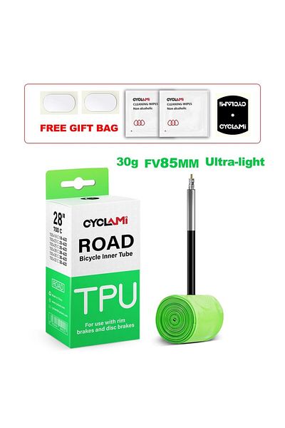 Choice 700c 18-32C 30g FV85mm CYCLAMI Ultralight 30g Bike Inner Tube TPU Material 700C 18 32 Road Bicycle T