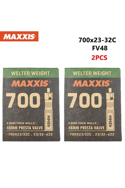 Choice 700x23-32 FV48 x2 2PCS MAXXIS WELTER WEIGHT Bicycle Inner Tube 26/27.5/29 Inner Tube Of Mountain Bik