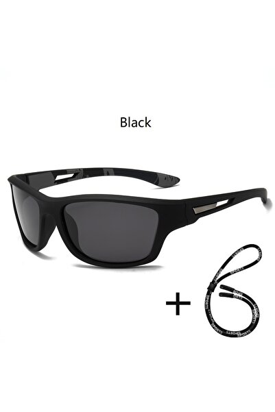 Choice سلسلة-D557 (أسود) نظارات شمسية رياضية مستقطبة أنيقة مع سلسلة للرجال وا...