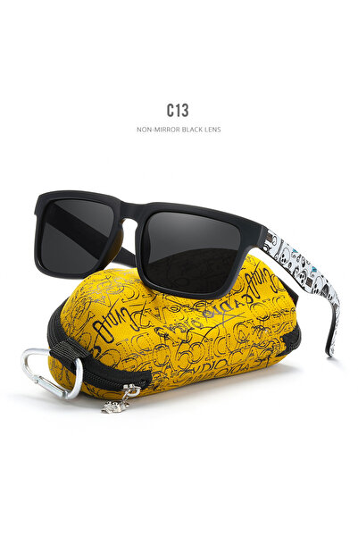 Choice Skull Zipper Case PRO-C13 KDEAM Eye-catching Function Polarized Sungla...