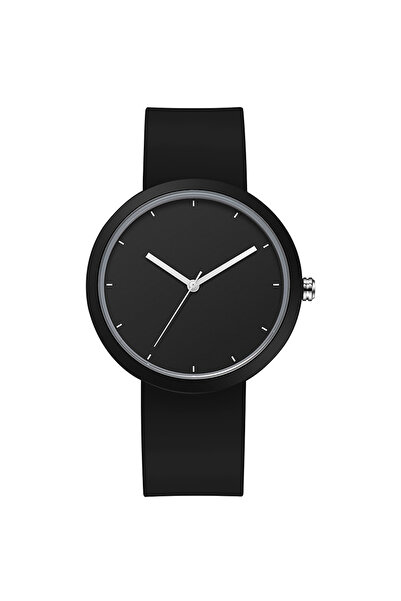 Choice ساعة مينيماليزم سوداء للنساء، هيكل 41 مم، وسوار مطلي بطبقة من مادة PVD