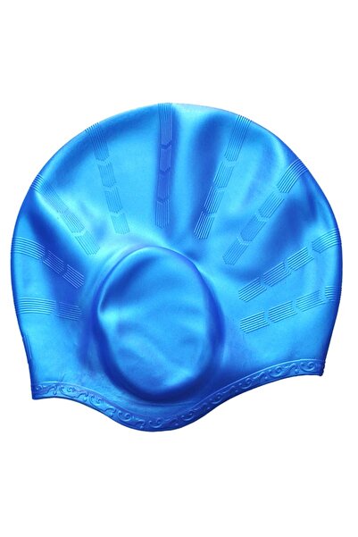 Choice قبعات سباحة للرجال والنساء، قبعات سباحة طويلة الشعر مقاومة للماء، قبعا...