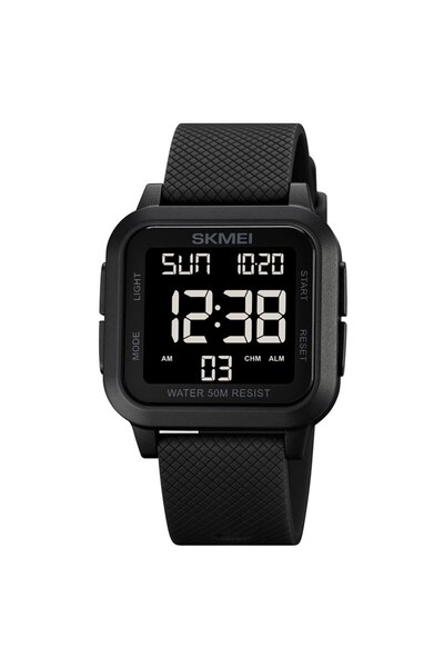 choice2 black black SKMEI Sport Watches Mens Alarm Countdown Clock Male 5Bar Waterproof Military Back Light