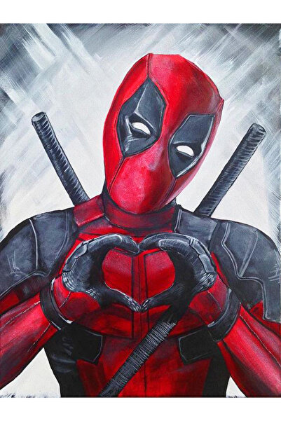 Choice لوحة ألماس دائرية كاملة 30×40 سم XCC-282 ديزني 5D DIY ديدبول فسيفساء أ...