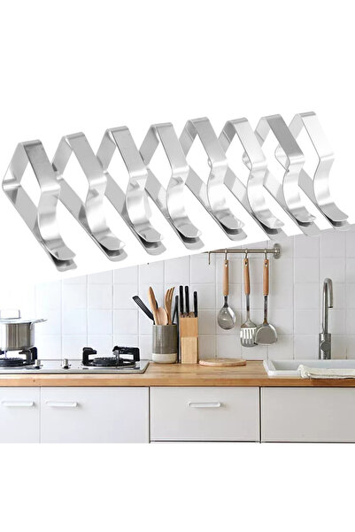 Choice ب 8 قطع من مشبك غطاء طاولة من الفولاذ المقاوم للصدأ لطاولة نزهة الزفاف حامل مشبك غطاء طاولة دائري St.