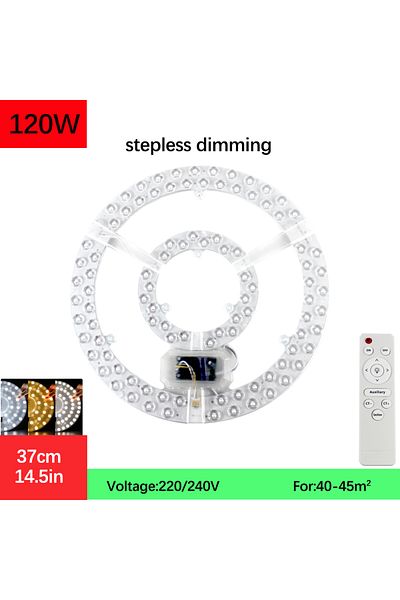 Choice 120W Dimmable color Led Panel Ceiling Light 48W 96W 120W Panel Led Round Replacement Module AC220V-2