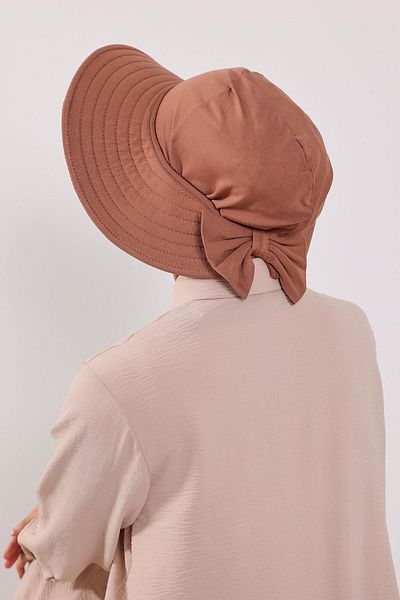 Aisha's Design Combed Cotton Practical Put-On-And-Off Bow Hat over Turban, Sp-4, Sp-4