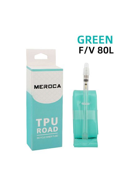 Choice Presta Valve 700c 23-35C Green FV 80L MEROCA Road Bike TPU Inner Tube 700x23-32C FV 45L/65L/80L Ultr