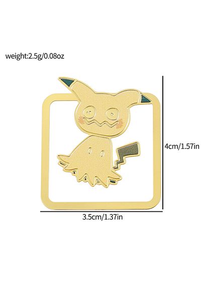 Miniso SQ0359 Pokemon Pikachu Series Metal Books Page Marks Women Men Kids Party Decor Favors Birthday Wedd