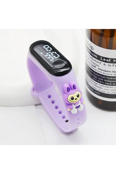 Choice 06 Fashion Children Watches For Girls Electronic Bracelet Sports Touch LED Labubu Doll Kids Watch W