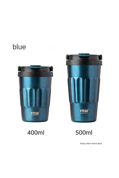 Choice قوارير مياه حرارية من تيسو زرقاء سعة 500 مل، 400 مل/500 مل، كوب معزول ...