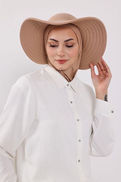 Aisha's Design Combed Cotton Practical Put-On-And-Off Bow Hat over Turban, Sp-4, Sp-4
