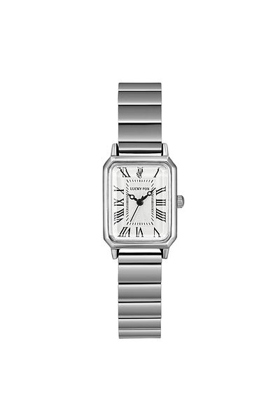 Choice Silver LUCKY FOX New Fashionable and Simple Women Watch Bracelet Jewelry Temperament Small Square St