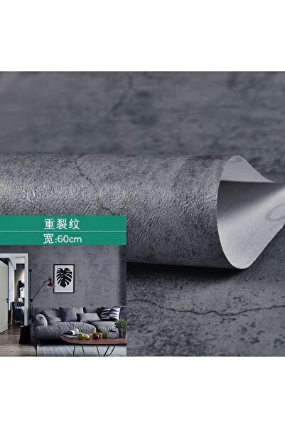 Choice ورق اتصال زونغليوين رمادي خرساني لسطح العمل، ورق حائط صناعي أسمنتي مزخ...