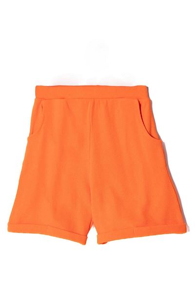 zepkids Ribbed Pink Orange Dark Lilac Color Set of 3 Girls Shorts