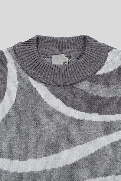 GMG FIRENZE Crew Neck Patterned Women's Sweater