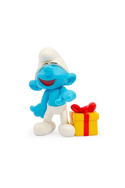 ŞİRİNLER Smurfs Smurf with Glasses with Smurfs Changing Color Playful Smurf Puf34000