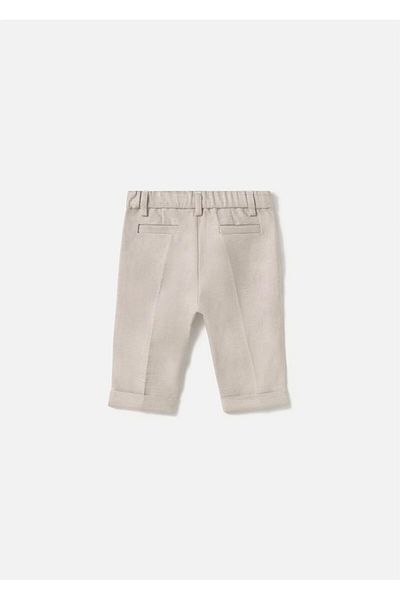 MAYORAL Baby Boy Linen Trousers Beige 1562