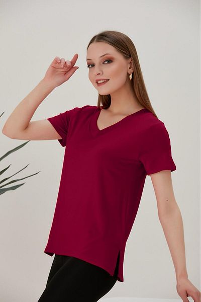 HOFY 1335 Large Size Combed Cotton Blouse