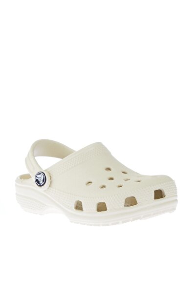 Crocs Παιδικές λευκές παντόφλες Classic Clog K Unisex - 206991