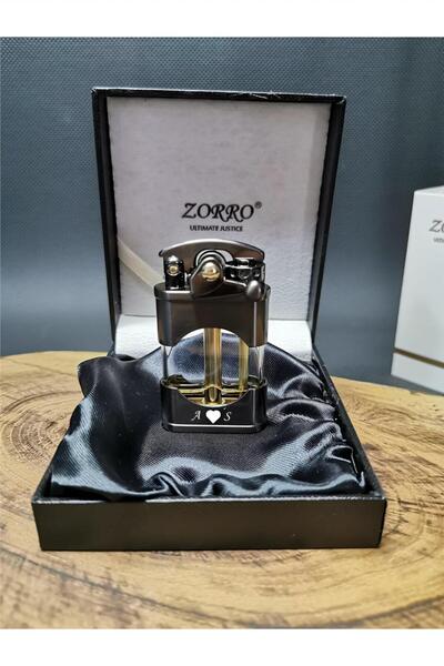 Genel Markalar Kişiye Özel Füme Renk Benzinli Pirinç Gövde Çakmak Zr0096025