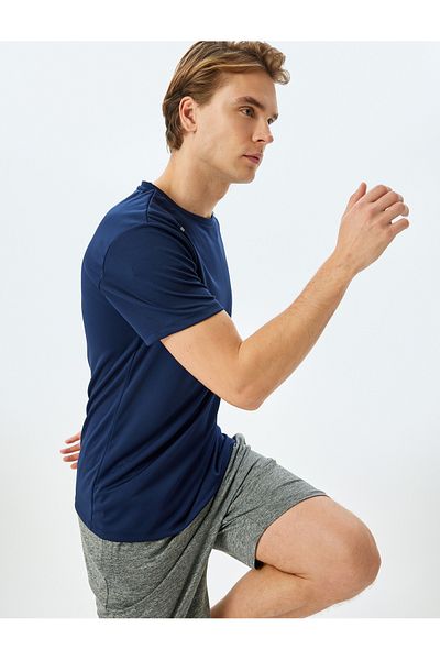 Koton Dark blue Basic Sport T-Shirt
