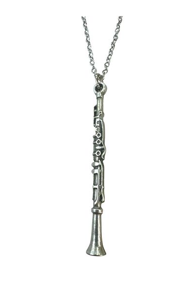 Herşey Nota Metal Keychain with Clarinet Figure – Unisex – Music Themed Accessory