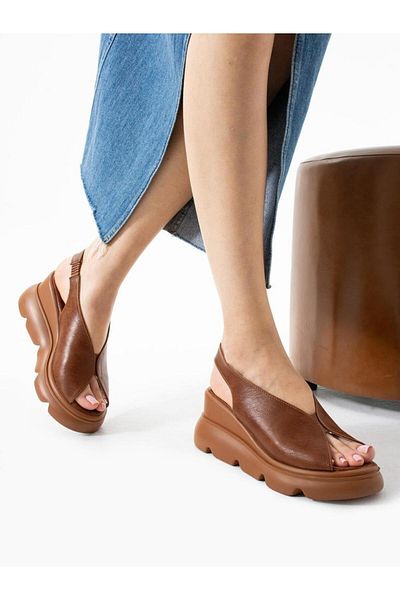 Papuçcity Mnrs 03211 Women's Daily Wedge Heel Sandals