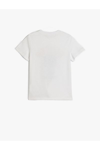 Koton White Printed T-Shirt