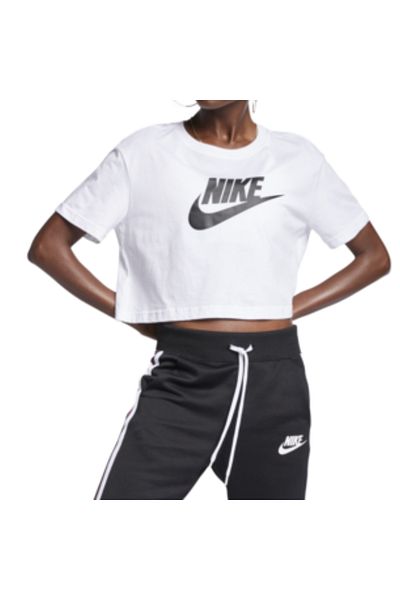 Nike W Nsw Tee Essntl Crp Icn Ftra