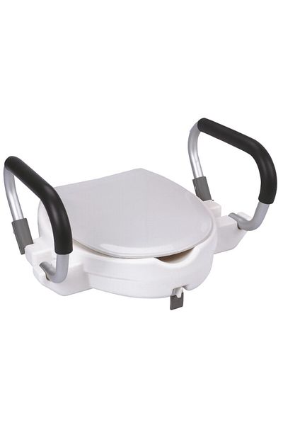 Italbox Toilet seat lift, with handle, for people with disabilities and the elderly, Comfort