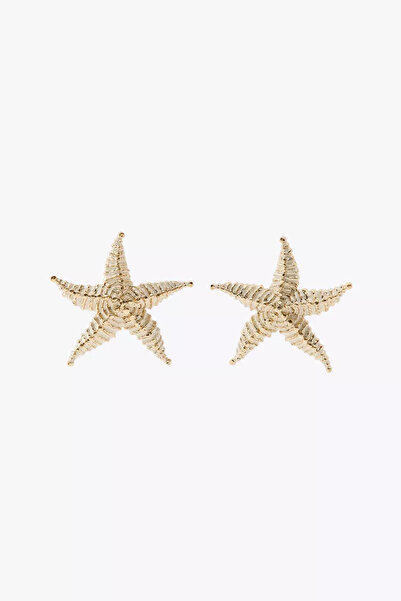 SU PERİSİ TAKI BİJUTERİ Brand Model Serrated Starfish Earrings