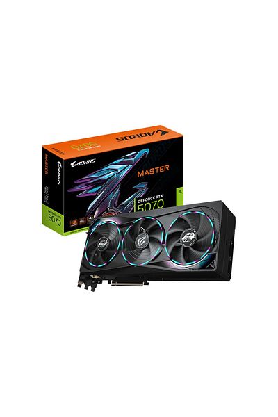Gigabyte Placa video GIGABYTE GeForce RTX 5070 AORUS MASTER 12GB GDDR7 192-bit