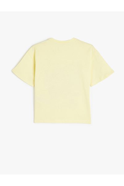 Koton Yellow Short Sleeve T-Shirt